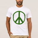 Recherche de signe de paix vert tshirts Paisible