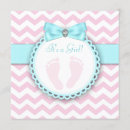 Search for footprint baby shower invitations Pink