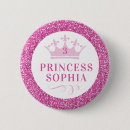 Search for birthday princess buttons Girly