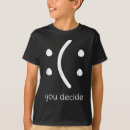 Recherche de visage de sourire tshirts Triste