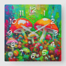 Search for mushroom clocks Red