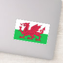 Search for welsh flag stickers Cardiff