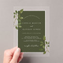 Search for olive leaves wedding invitations Modern