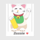 Search for good fortune cat stickers Kitty