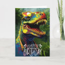 Search for jungle birthday cards Jurassic