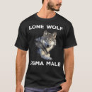 Recherche de loup solitaire tshirts Alpha