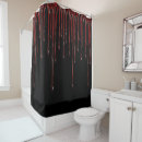 Search for creepy shower curtains Red