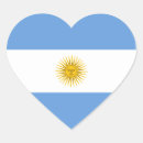 Search for argentina flag heart stickers World flags