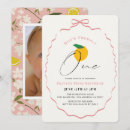 Search for lemon 1st birthday invitations Citrus