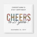 Search for 21st birthday magnets Twenty one