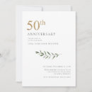 Search for watercolor anniversary invitations Greenery