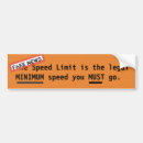 Search for speed limit bumper stickers Driving