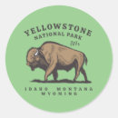 Search for yellowstone bison stickers Montana