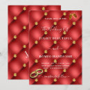 Search for diamond wedding invitations Red