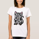 Recherche de dame folle de chat tshirts Drôle