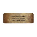 Search for copper metallic return address labels Simple