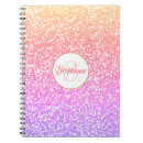 Search for rainbow glitter notebooks Bright