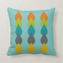 Recherche de gouttes de pluie coussins Orange