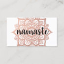Search for namaste business cards Elegant