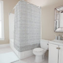 Search for coral and gray shower curtains Geometric