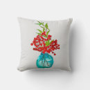 Search for red berries pillows Red and white
