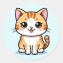 Search for orange tabby stickers Kawaii
