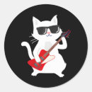 Search for cat guitar stickers Playing