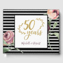 Search for 50th anniversary guest books Glitter