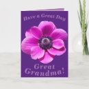 Search for great grandmother cards Flower