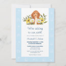 Search for dog baby shower invitations Blue