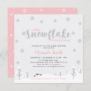 Search for pink winter wonderland baby shower Snowflakes