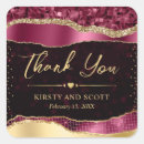 Search for glam wedding stickers Thank you