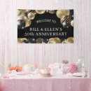 Search for anniversary welcome signs Black and gold