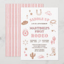 Search for my first rodeo invitations Cowgirl