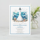 Search for beach bridal shower invitations White