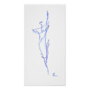 Recherche de lignes bleues posters Dessin