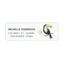 Search for summertime return address labels Tropical