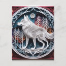 Recherche de loup sauvage cartes postales Animaux