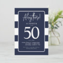 Search for nautical 50th birthday invitations Masculine