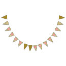Search for metal bunting flags Gold