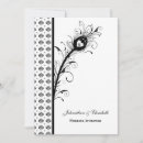Search for black white damask wedding invitations Elegant