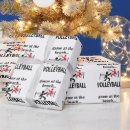 Search for volleyball wrapping paper Player
