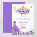 Search for lilac sweet 16 invitations Watercolor floral