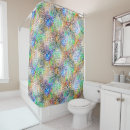 Search for bright colours shower curtains White