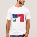Search for italian american tshirts Usa italy flag