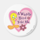 Recherche de tweety magnete Looney tunes