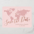 Search for abroad wedding invitations World map