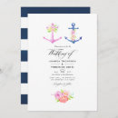 Search for sailing wedding invitations Navy and white