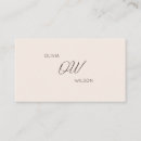 Search for neutral business cards Minimal