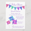 Search for pinwheel invitations New baby